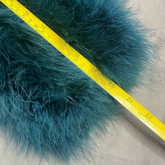 Yumi Kim Away We Go Jacket Womens Size XS Fur Feather Cropped Event Holiday Ink - Picture 5 of 8